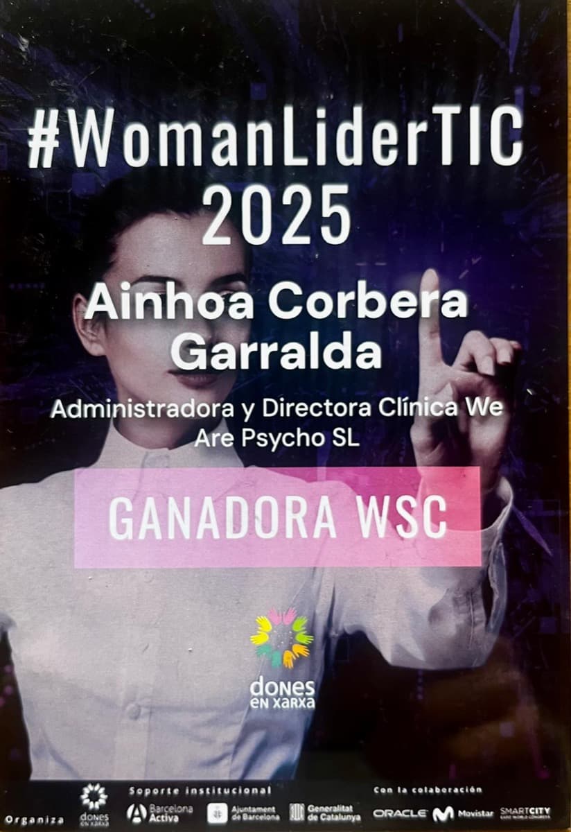 Equipo de We Are Psycho en la gala Woman Startup Challenge